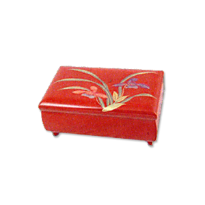 31301 - Lacquer Jewelry Box with Flowers