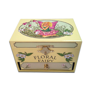 Traditional Ballerina Box - Fairy / Yellow